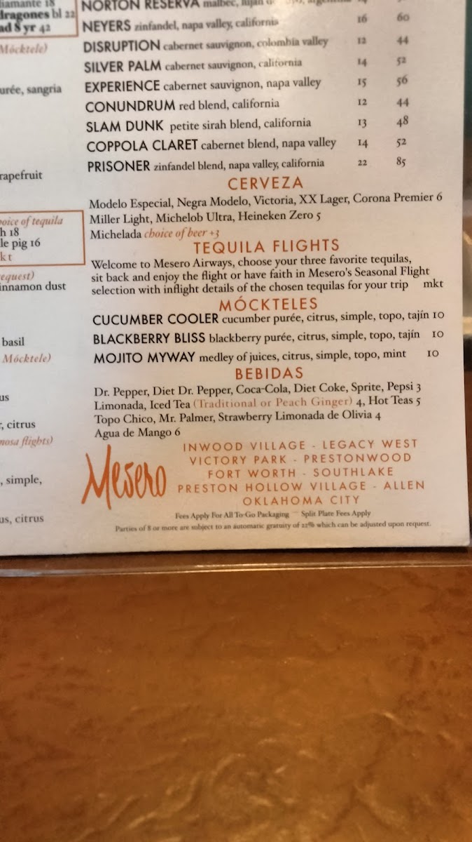 Mesero - Legacy West Menu - Image 6